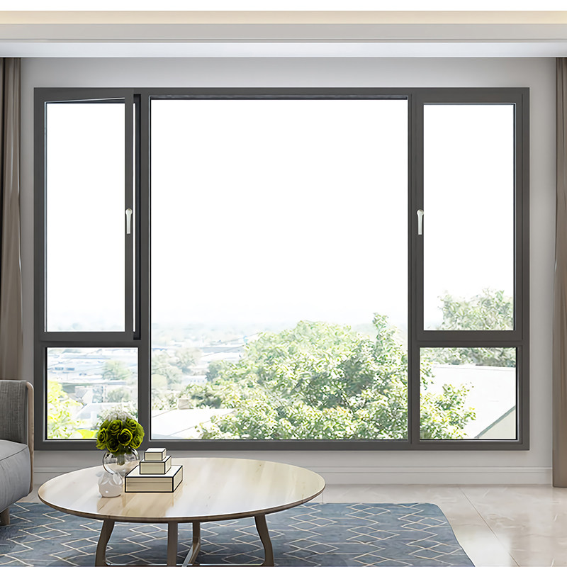 北京富贵花断桥门窗阳台平开隔音落地铝合金窗玻璃断桥铝窗