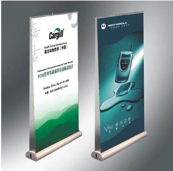 双面易拉宝展示架支架豪华加厚铝合金展架80x20080x180x展架