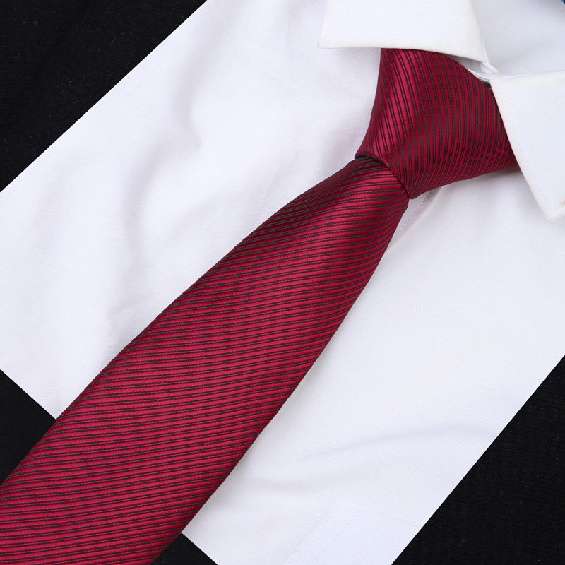 领带韩版商务正8cm红色时尚经典婚礼新郎结婚休闲领带