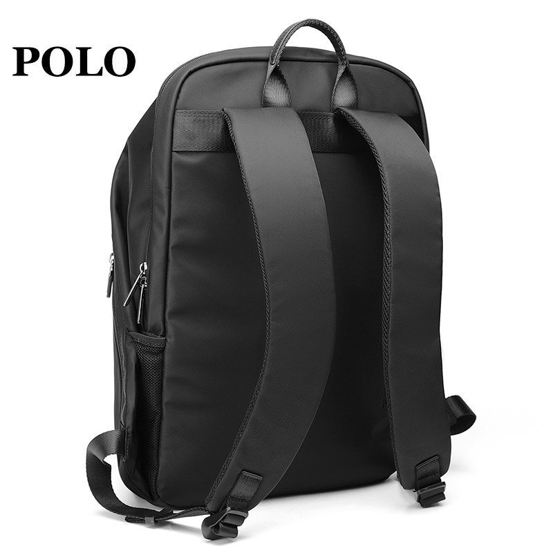 背包polo双肩包休闲简约男士新款潮流时尚大容量14寸双肩背包