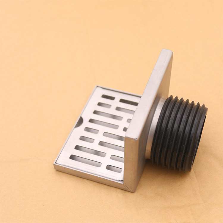 同层侧排防鼠卫生间下水道过滤网防不锈钢阳台墙插地漏
