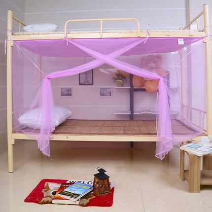 大学生宿舍单双人床0.9米上铺蚊帐