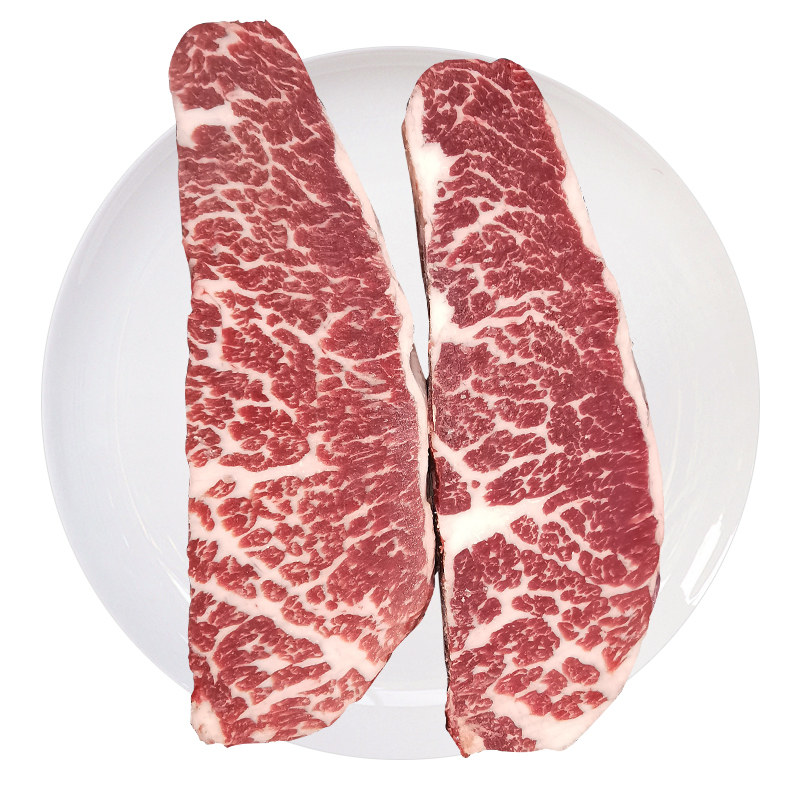 澳洲脑边翼板牛小排底板原切牛排1000克牛排