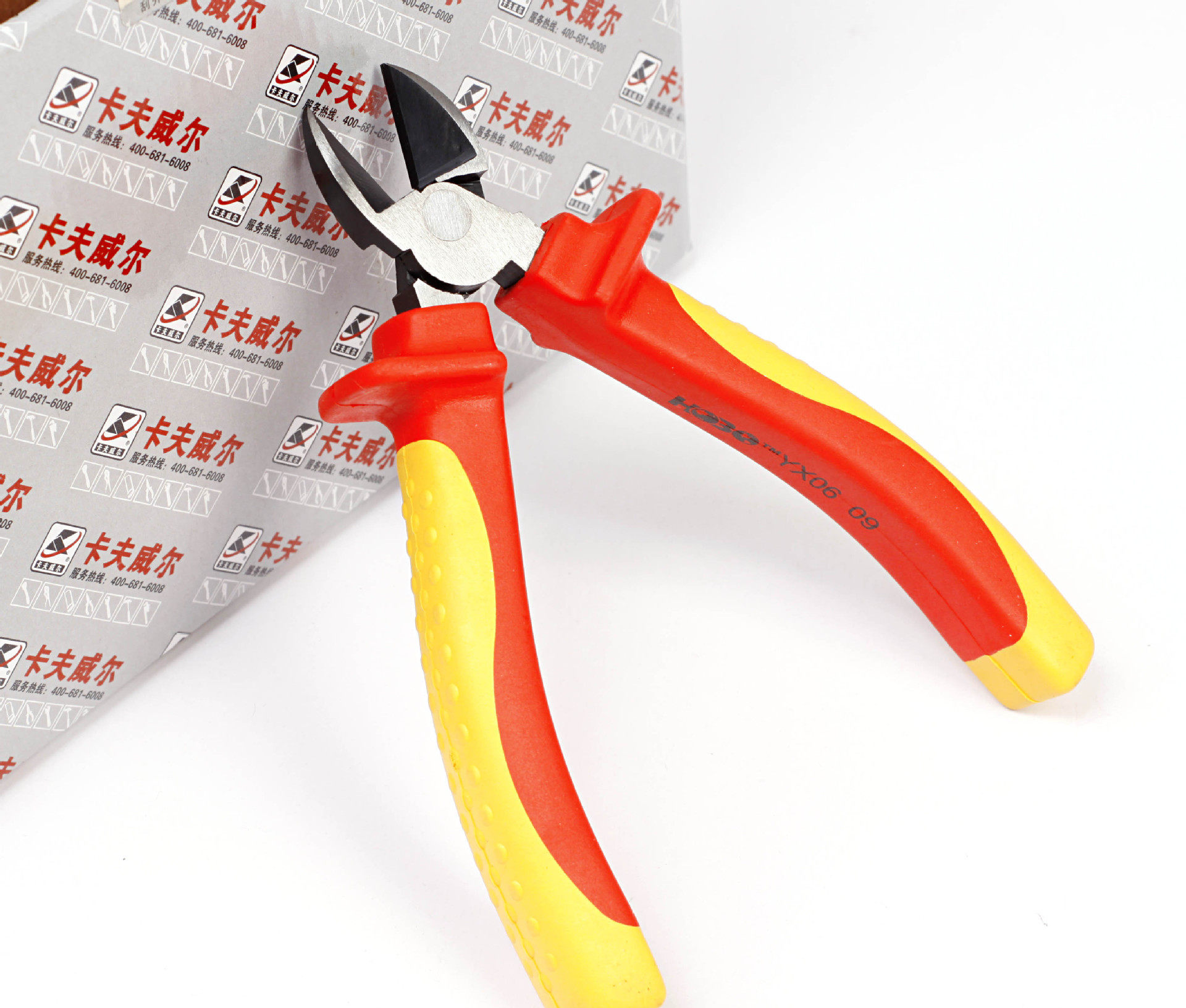 耐压钳子绝缘斜嘴6寸斜口斜咀电工专用1000v斜嘴钳
