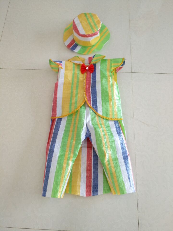 男童环保衣服制作马甲图片