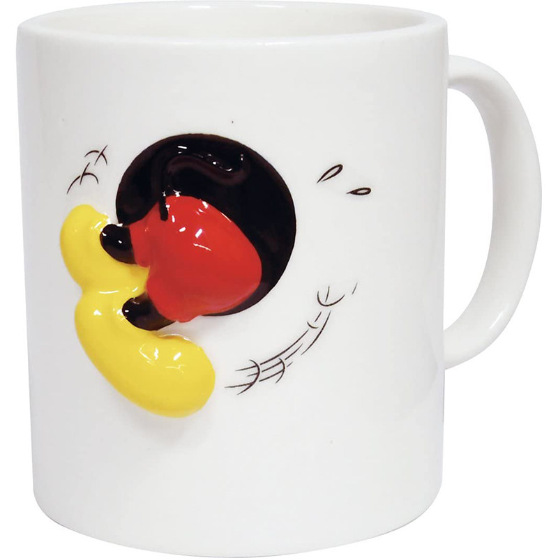 日本disney迪士尼正版3d立体米老鼠米奇陶瓷杯子马克杯