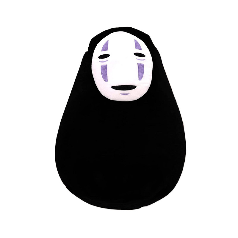 日本totoro宫崎骏周边限量正版千与千寻无脸男公仔休闲毛绒布艺类玩具