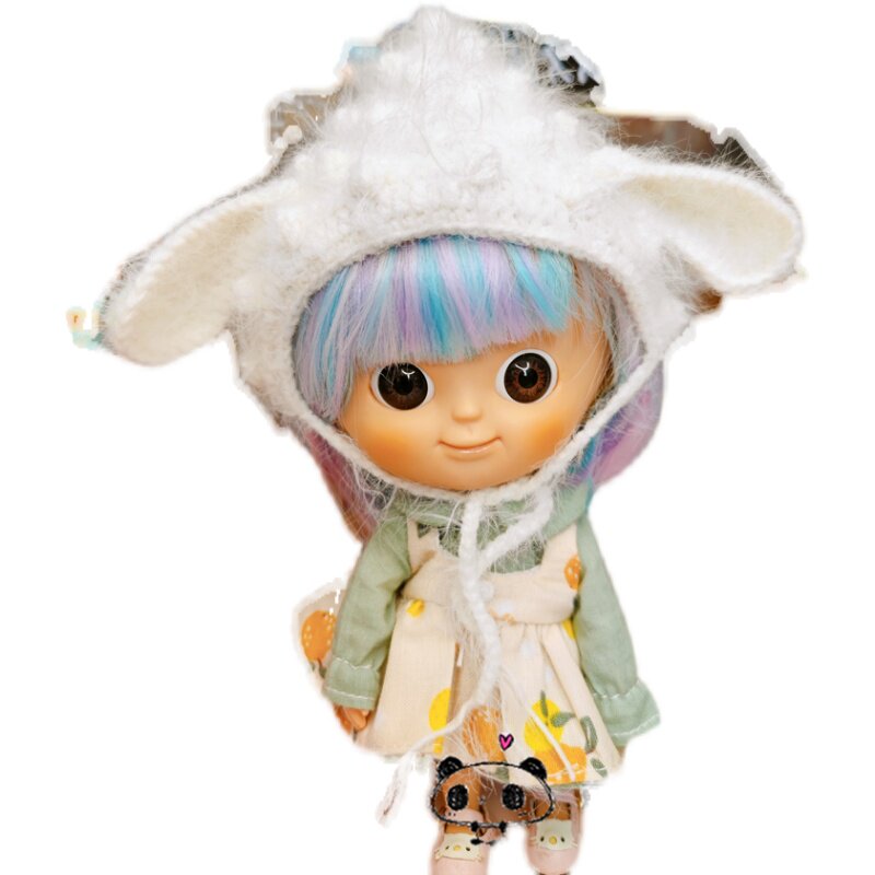 ixtee妹头娃娃野蛮宝贝小布blytheixdoll配件帽子卡通娃娃
