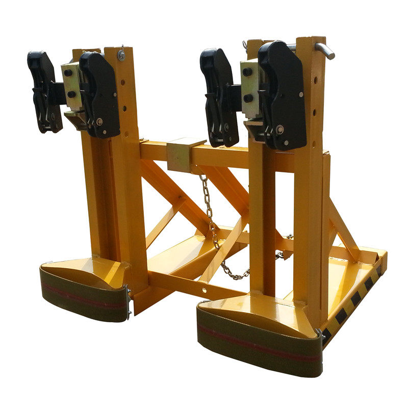 油桶双桶热卖黑色鹰嘴夹双夹具抓手叉车起重钳