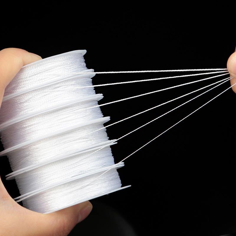 白色编织配件饰品项链珍珠diy细线耐磨专用线线