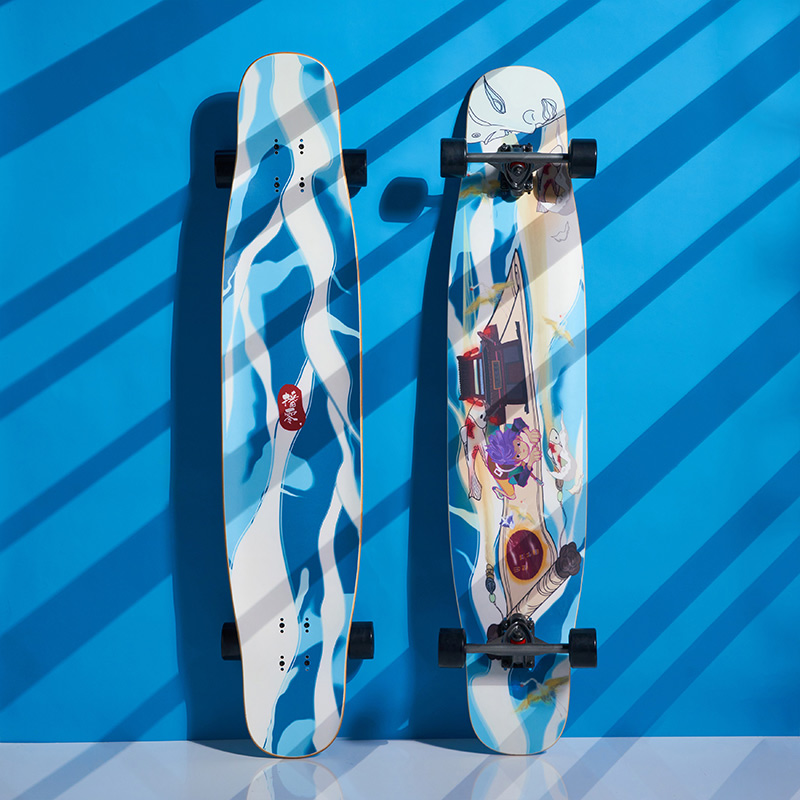 沸点滑板boiling长板初学者成年街舞山河社稷联名滑板