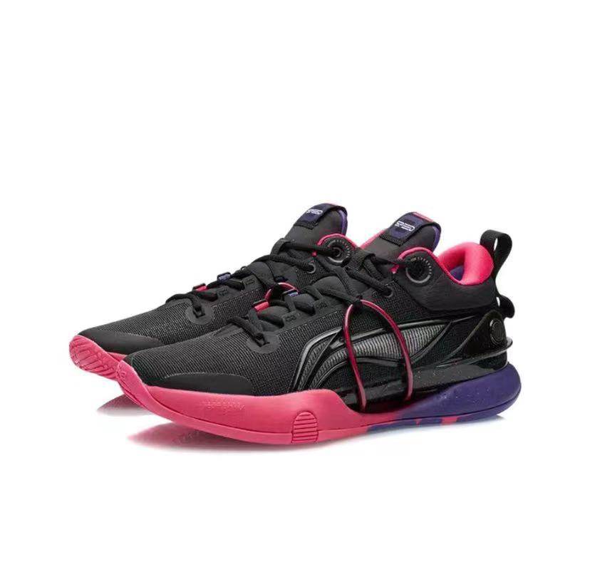 李宁2021闪击8代低帮晨曦减震防滑耐磨专业篮球鞋