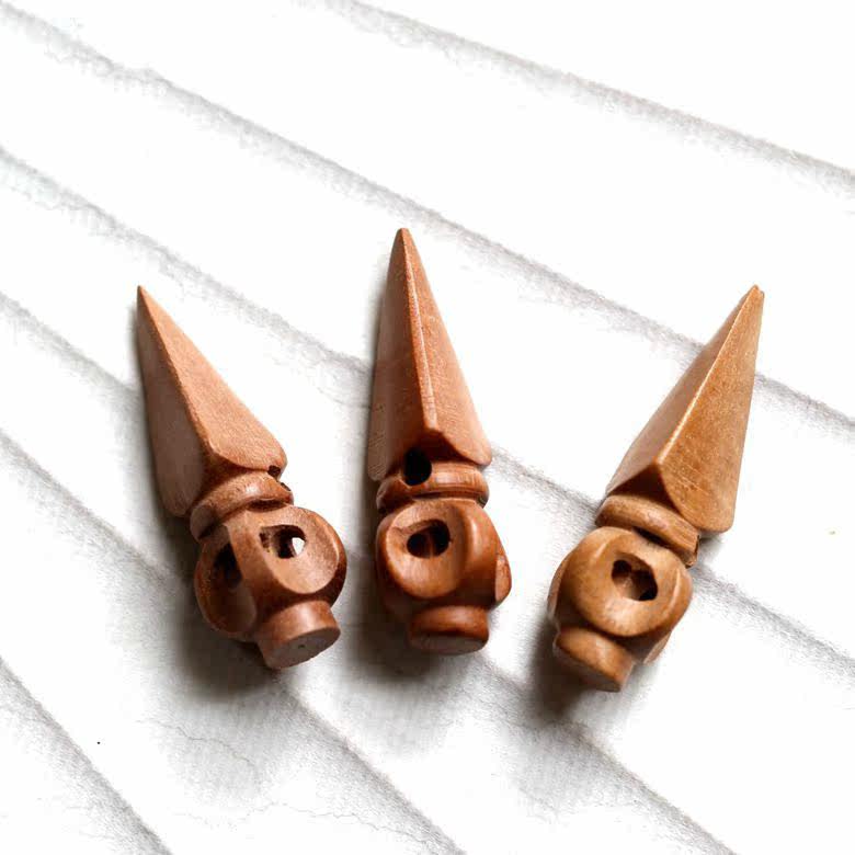 肥城开光桃木降魔杵棒挂件婴儿宝宝辟邪压惊工艺品diy饰品配文玩