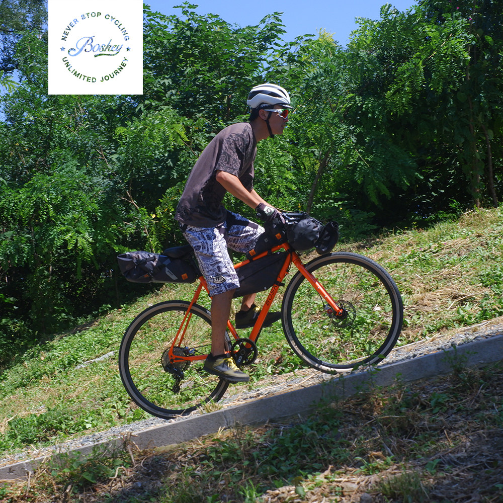 boskey不死骑archer碟刹宽胎gravel越野公路钢架旅行车旅行自行车
