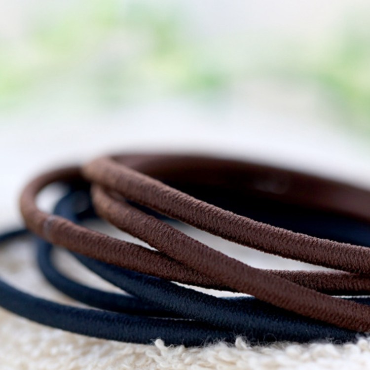 现货日本muji无印良品粗细细发发束橡皮筋发绳头绳发饰