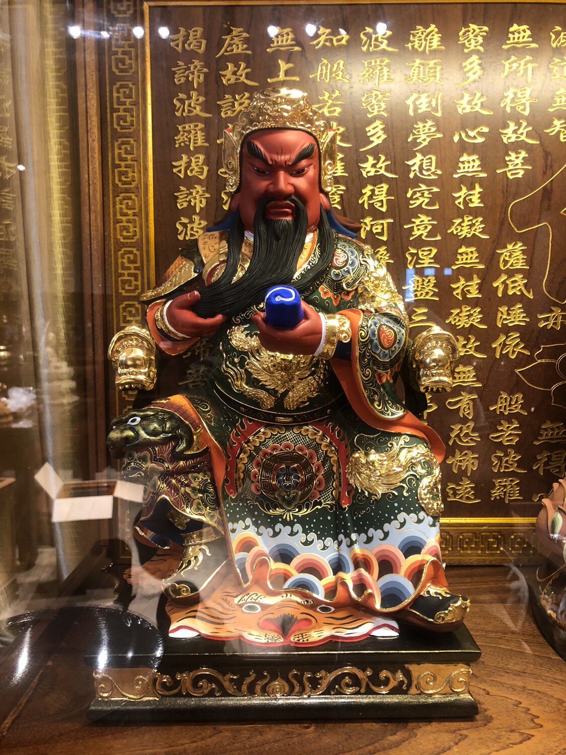 樟木关羽关帝武财神关公神像木雕