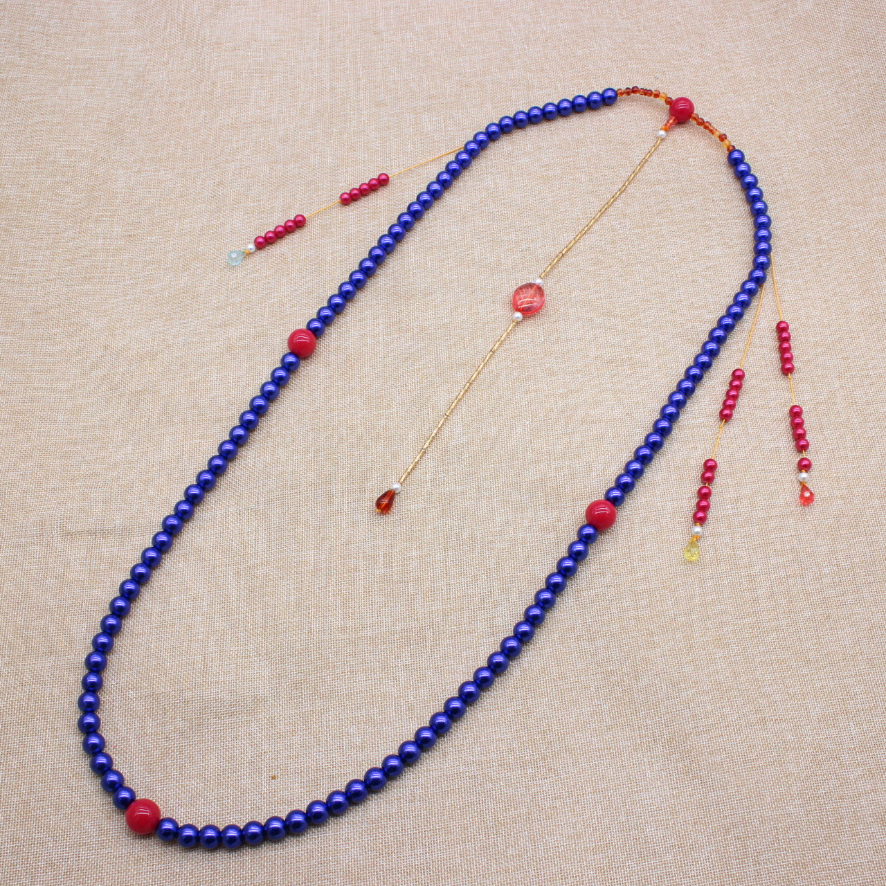 佛珠念珠108颗朝珠珍珠项链饰品十八子古装皇帝佛珠