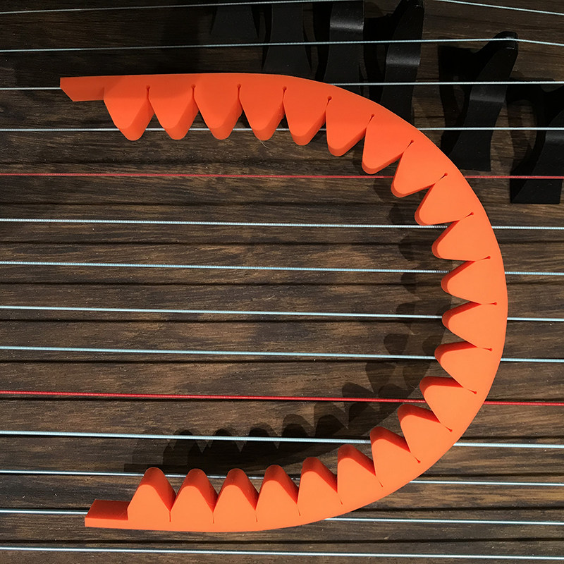 弱音静音古筝专用硅胶消音止音条音带夜间练琴其它乐器配件