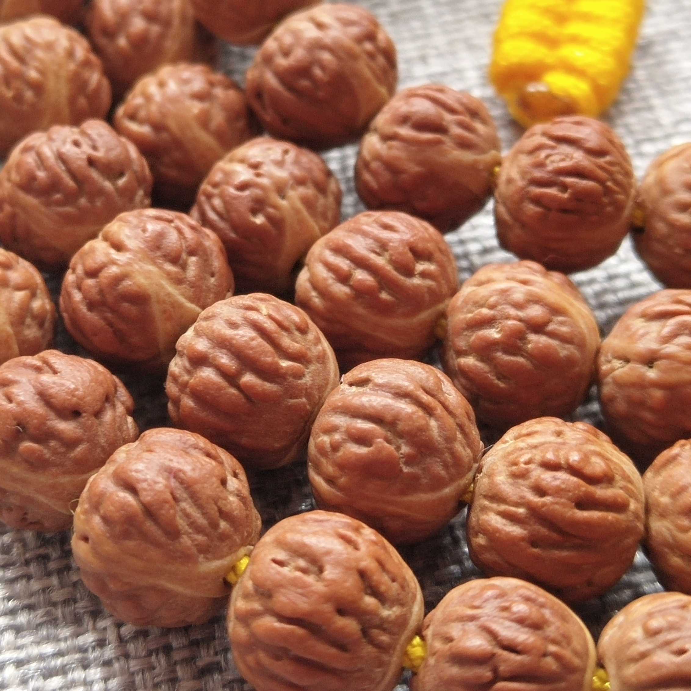 酸枣核手串108颗矮桩金刚野生枣核佛珠文玩饰品佛珠