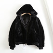 Spanish Single Autumn And Winter Women's Double-sided Plush Flight Jacket Coat Loose Hooded Bread Suit Cotton Suit Spanish Single Autumn And Winter Women's Double-sided Plush Flight Jacket Coat Loose Hooded Bread Suit Cotton Suit