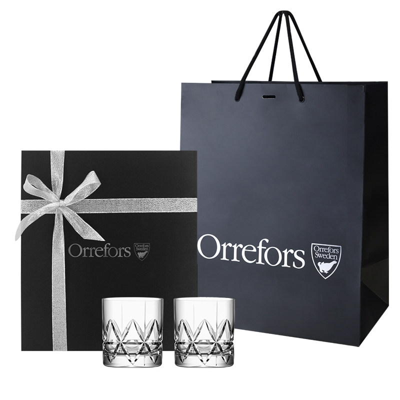 瑞典进口orreforspeak水晶玻璃杯威士忌杯洋酒杯家用异形