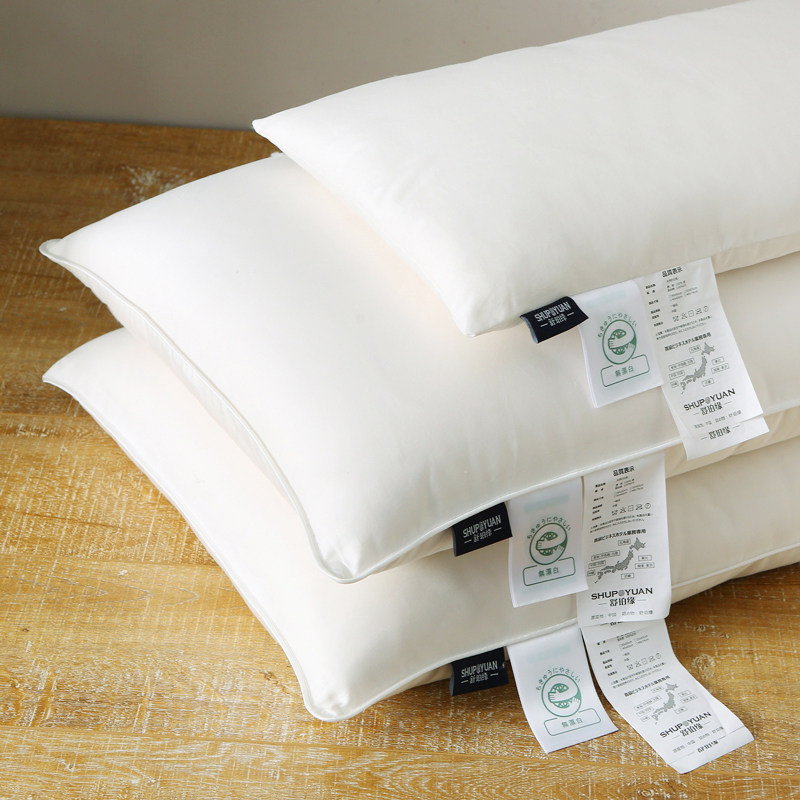 出口日本棉花枕头星级酒店睡眠全棉颈椎单人儿童枕芯枕头