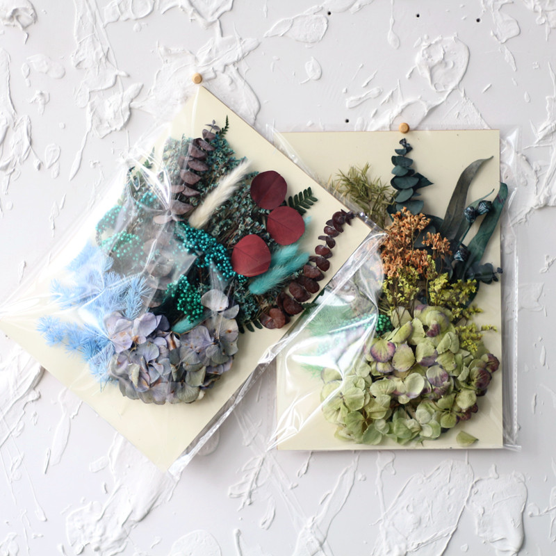 干花永生花diy压花材料包手工押花相框笔记本手机壳滴胶蜡片贴画