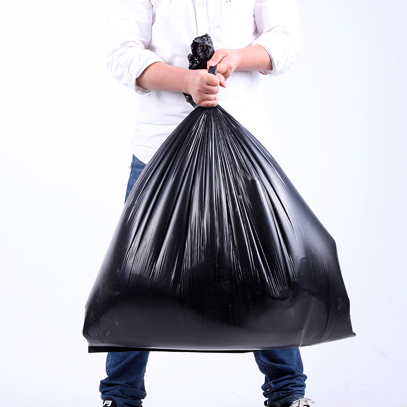 大垃圾袋大号加厚黑色酒店环卫物业60塑料袋80厨房超大100家用