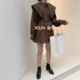 Korea 2020 new style retro big lapel temperament age-reducing loose western style single breasted mid-length shirt women Korea 2020 new style retro big lapel temperament age-reducing loose western style single breasted mid-length shirt women