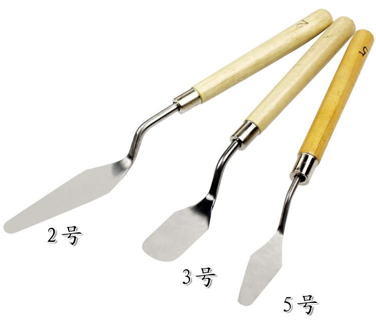 油画刮刀丙烯颜料水彩水粉调色美术专用一套刮刀