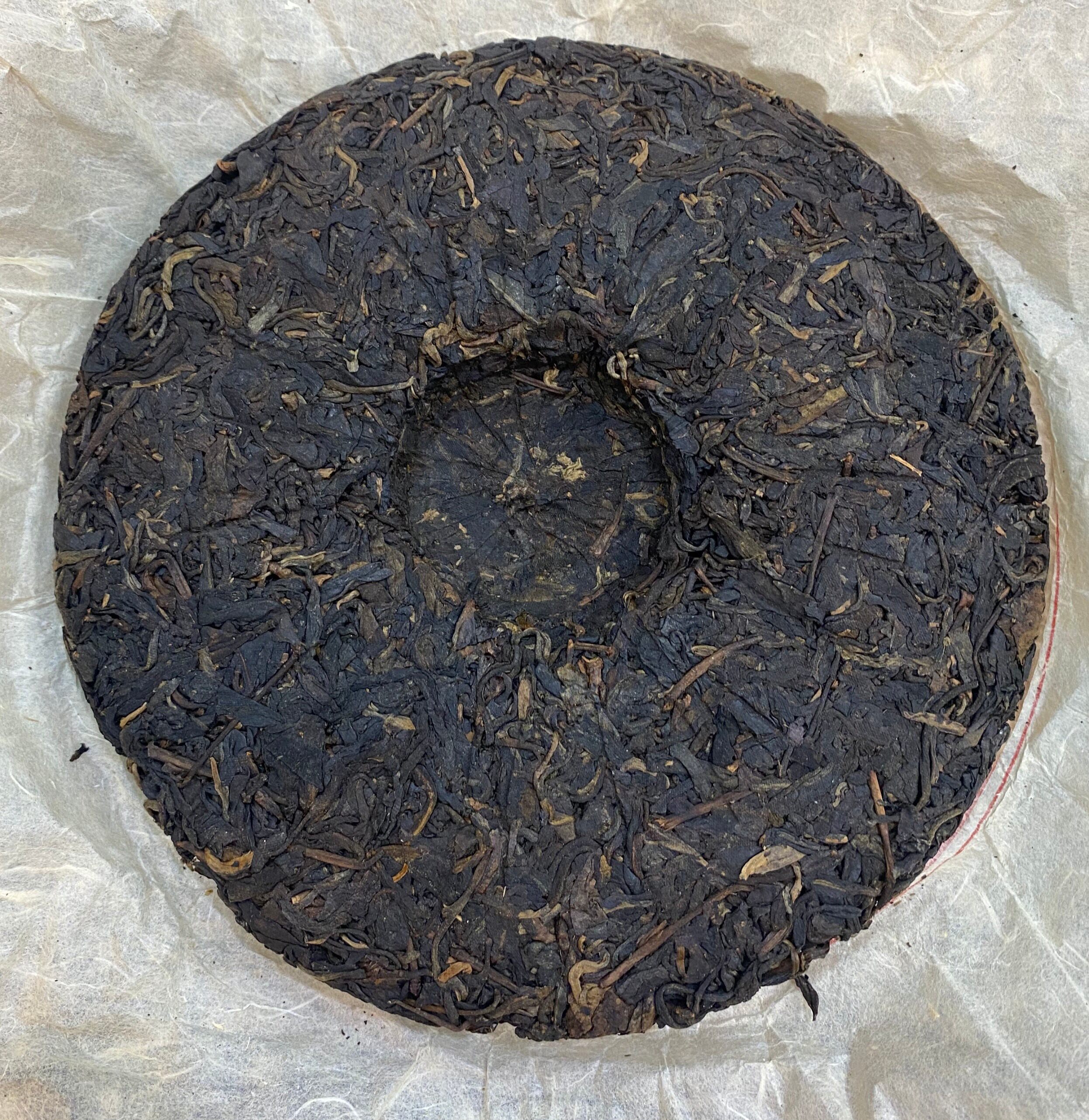 1999年云南普洱茶陈年普洱生茶饼公仔带烟韵生干仓普洱