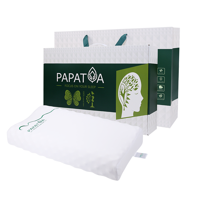 papatya泰国原装进口正品天然乳胶高低颗粒枕护颈椎乳胶枕