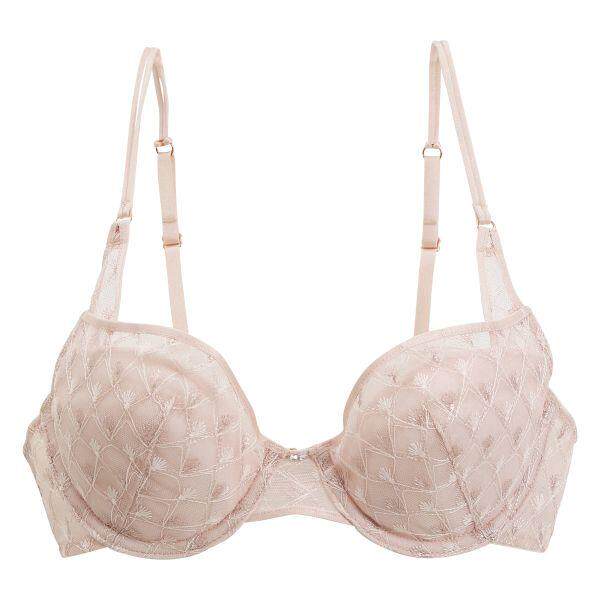 文胸诗萝涵朵delaviedeux几何花纹蕾丝文胸