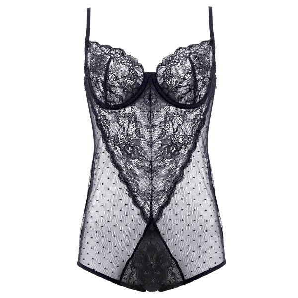 诗萝涵朵shirohato女士内衣性感透感蕾丝薄纱罩杯诱惑睡裙