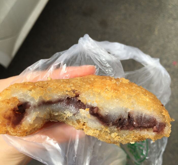 老北京美食炸糕老回回小吃店炸糕5个油炸糕红豆沙北京小吃炸糕