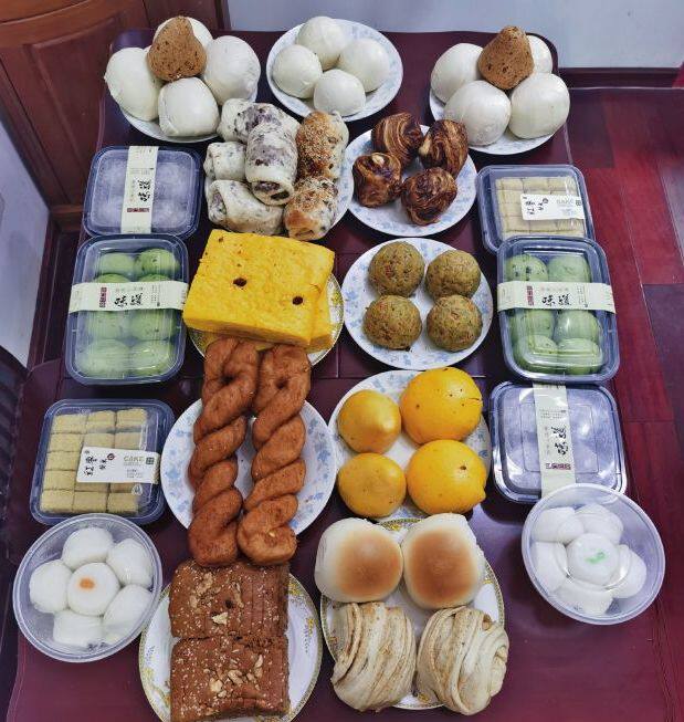 老北京宫门门口馒头酸菜粉条团子3个粗粮面食传统糕点