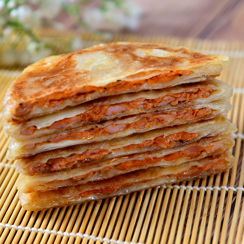 烧鸡肉馅饼10张早餐馅饼速冻半成品食材方便速食包点
