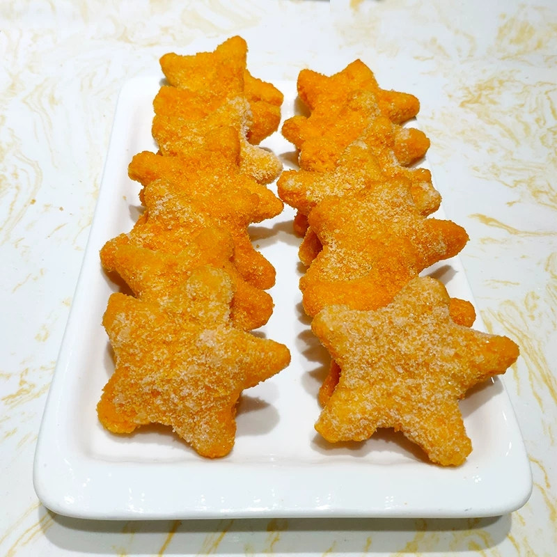 鸡块博远幸运星五星星星上校风味1kg冷冻半成品其它