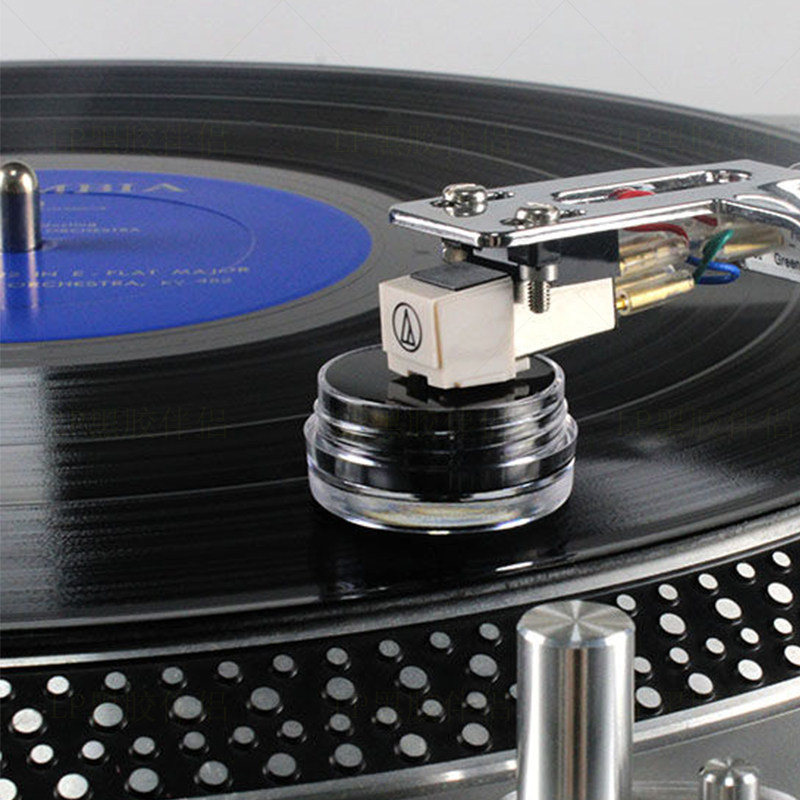 唱针清洁轻触自粘黑胶唱机唱头清洁器不损重复更多影音配件