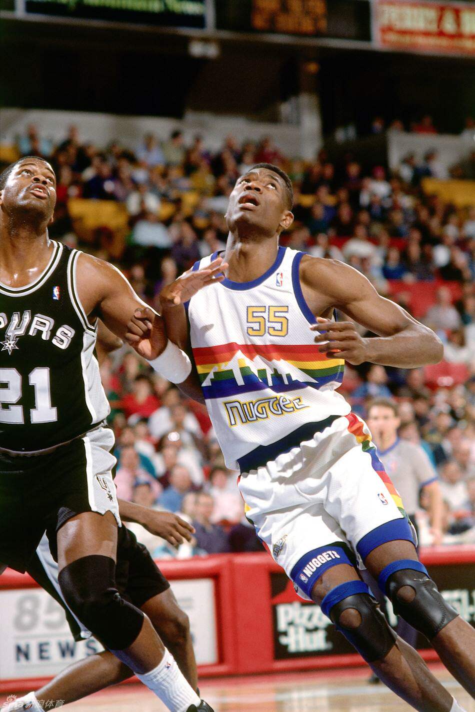 mitchellness穆托姆博大叔掘金彩虹老鹰大鹰复古篮球服