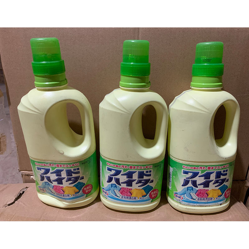 日本花王彩漂衣物消臭漂白1000ml破损链接介意彩漂