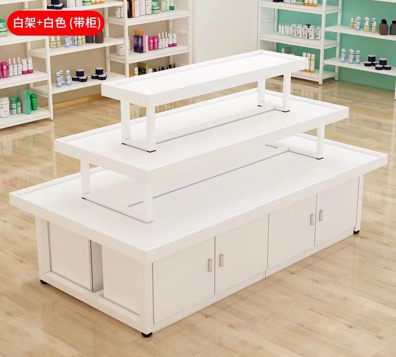 货架中岛超市堆头化妆品展示柜服装店鞋子展示架促销商用展示柜