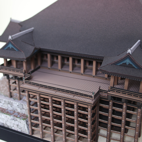 世界亚洲建筑日本清水寺3d立体模型diy手工其他类型纸模