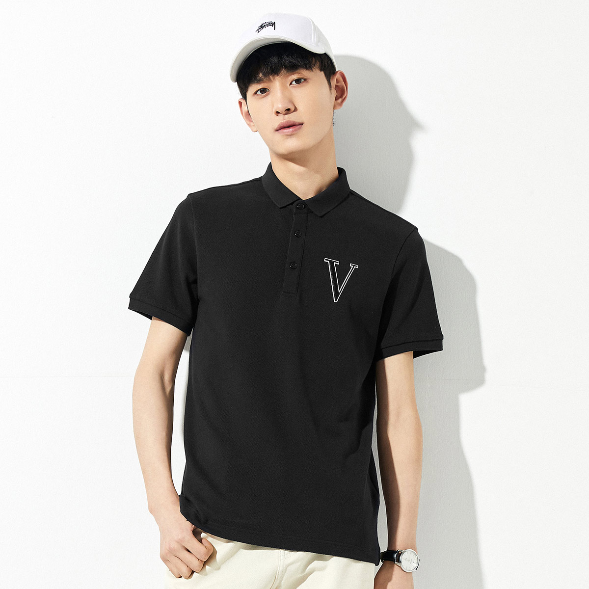 太平鸟男装2020夏季新款男士时尚商务休闲polopolo衫