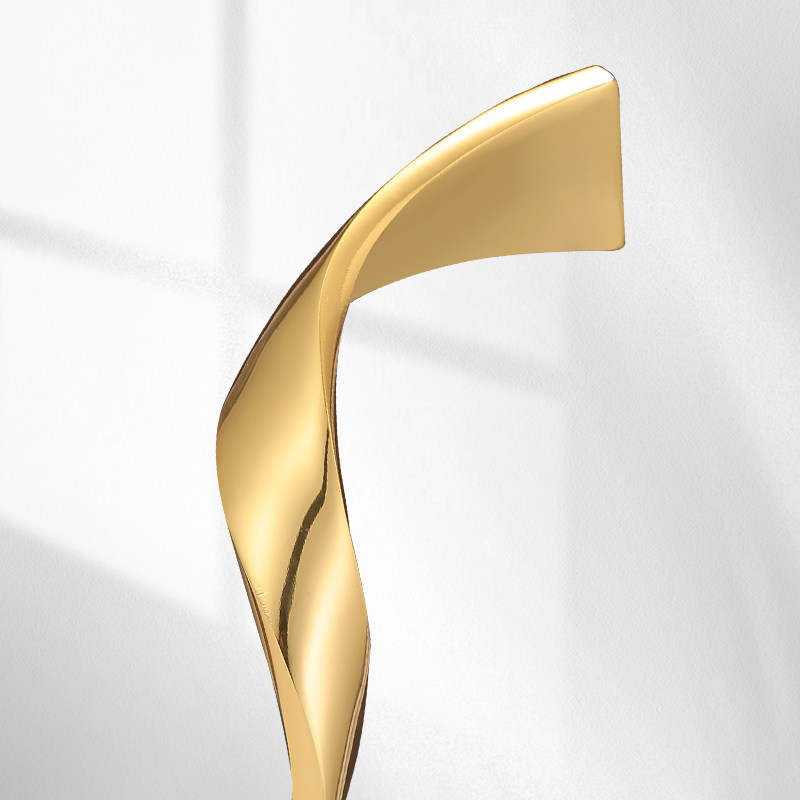 奖杯飘带金属定制水晶奖牌定做年会颁奖礼品奖杯