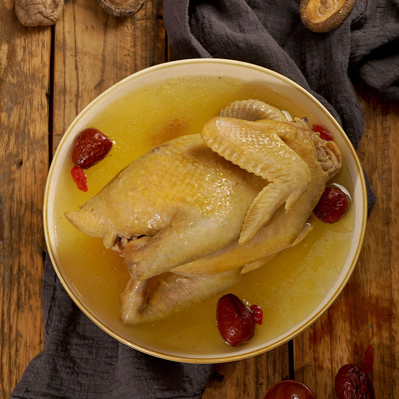 百年栗园 北京油鸡老母鸡1kg 农家散养土鸡500天煲汤