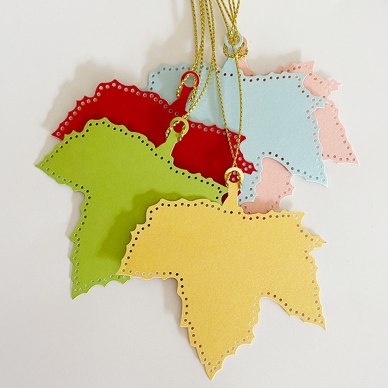 50片祝福卡许愿卡枫叶片创意心愿装饰卡吊diy贺卡