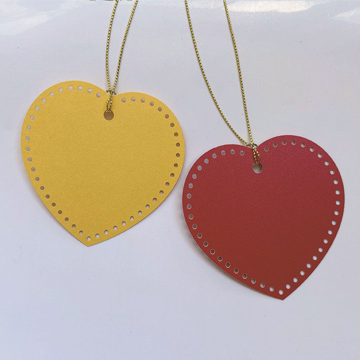 国庆节心形许愿心愿许愿树挂饰婚礼彩色卡纸心型贺卡