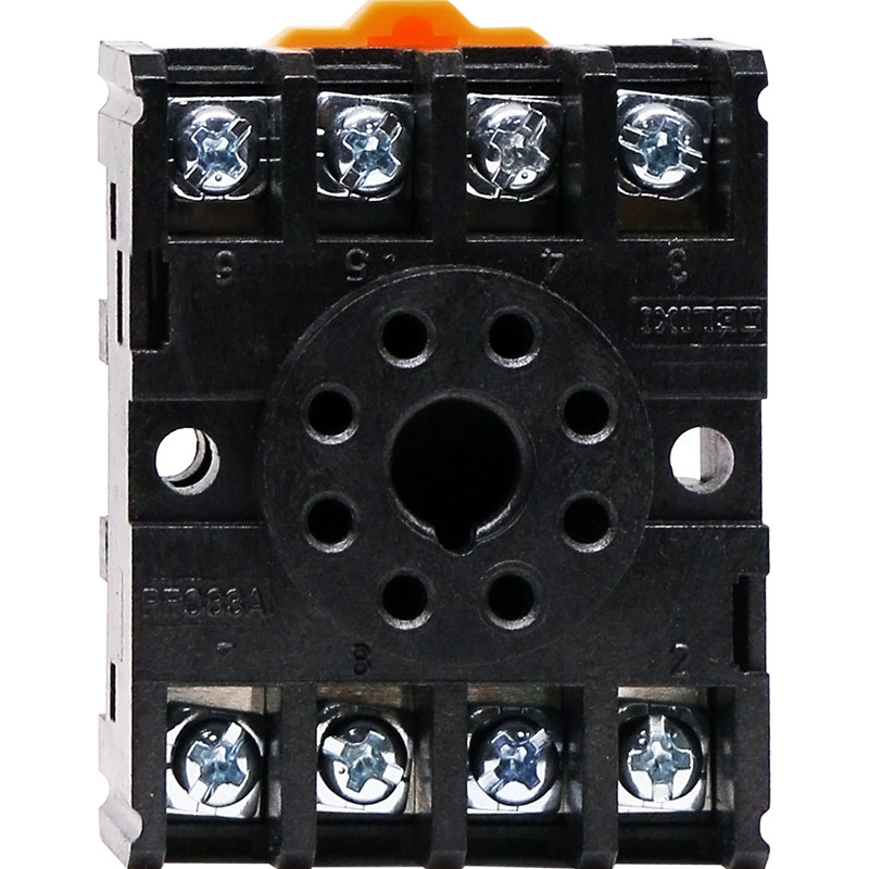 德力西继电器底座8脚11脚pf083a通用型113ajtx2cjqx10f2z继电器