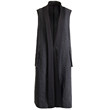 Fashion Long Sleeveless Vest Women's 2021 Autumn Winter New Slim Stripe Stitching Versatile Suit Collar Wool Coat Fashion Long Sleeveless Vest Women's 2021 Autumn Winter New Slim Stripe Stitching Versatile Suit Collar Wool Coat